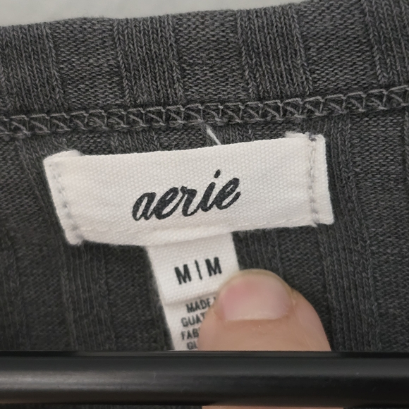 Aerie Cropped Ribbed Cardigan - Picture 5 of 7